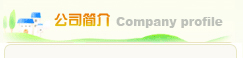 公司简介